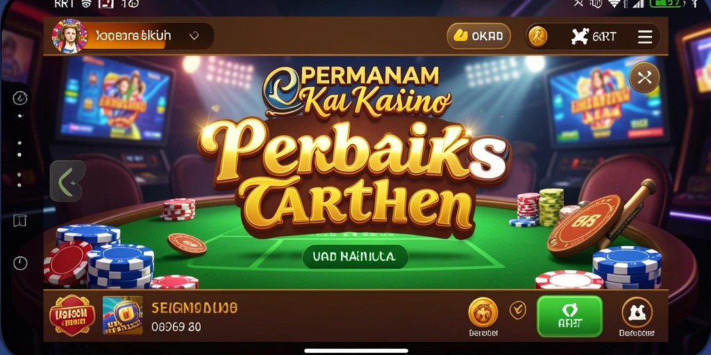 Screenshot utama 6RT menunjukkan antarmuka permainan kasino yang menarik.