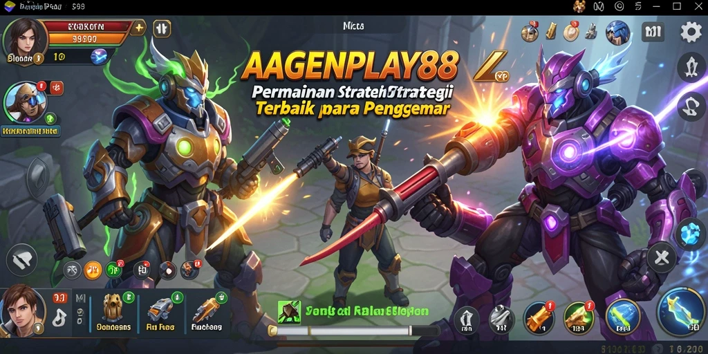 Tampilan gameplay AGENPLAY88 yang penuh aksi dan strategi.