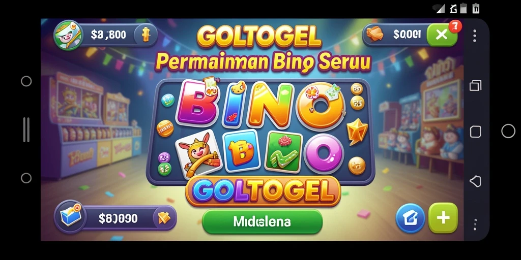 Tampilan gameplay Bingo yang seru dan interaktif di GOLTOGEL.