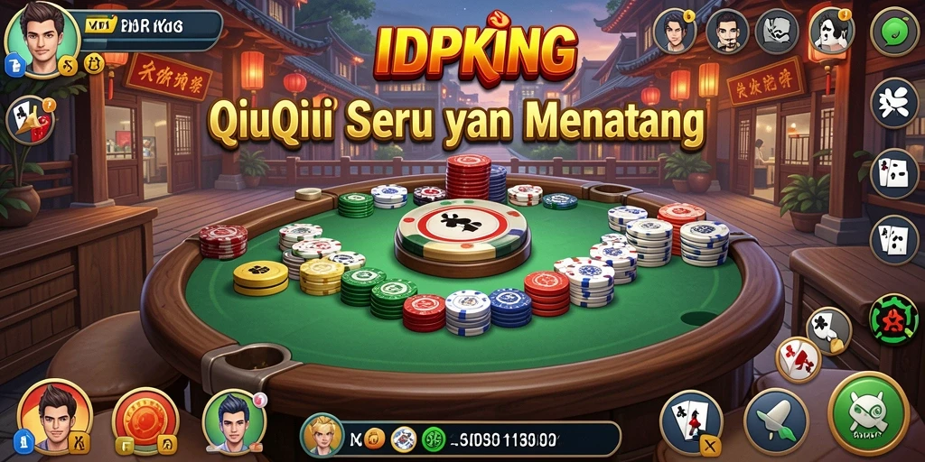 Gameplay QiuQiu yang seru dan interaktif di IDPKING.