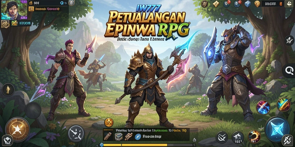 Tampilan gameplay RPG yang memikat dalam IW777 dengan aksi seru.