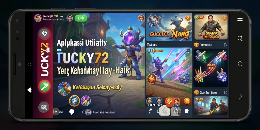 Tampilan antarmuka yang intuitif dan fitur-fitur canggih LUCKY72.