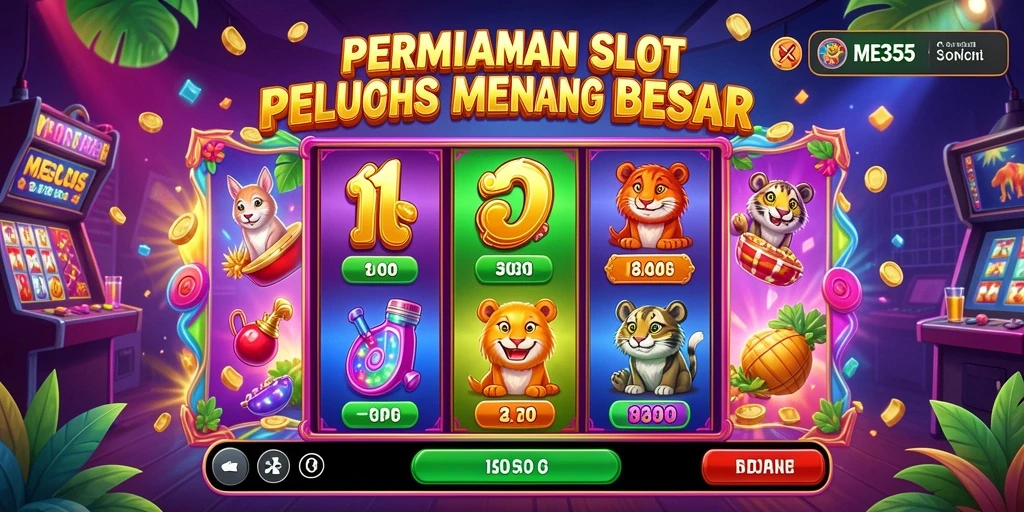 Gameplay menarik ME355 dengan simbol slot yang beragam.