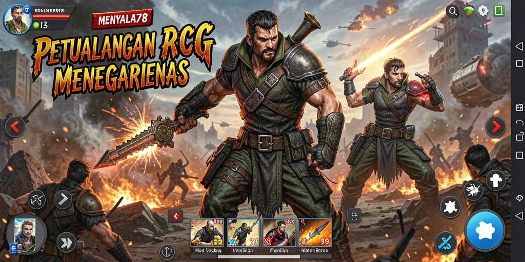 Tampilan gameplay menegangkan dalam <strong>MENYALA78</strong> yang penuh aksi.