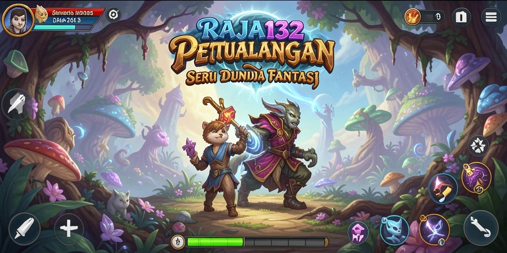 Gameplay RAJA132 yang penuh petualangan dan tantangan yang seru.